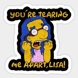 Milhouse Wiseau funny Sticker